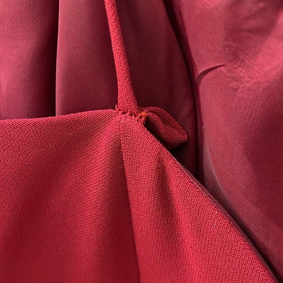 Andrea Polizzi for Rex Lester Red Spaghetti Strap Dress w/ Back Slit (Size 4) - Picture 9 of 9